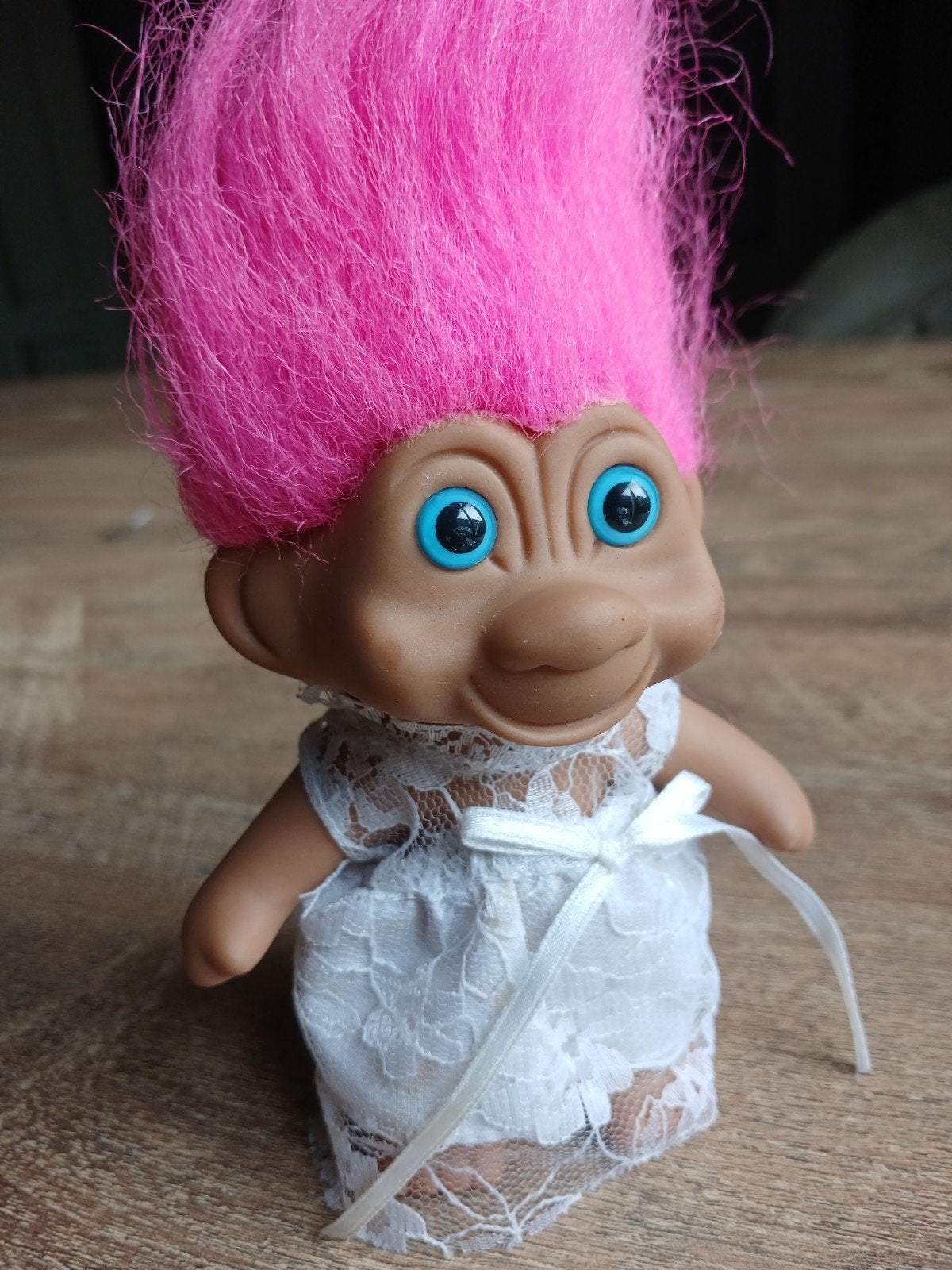 Trol vintage Russ Berrie bruidstrolpop 1991 e, Ophalen of Verzenden, Zo goed als nieuw, Overige typen