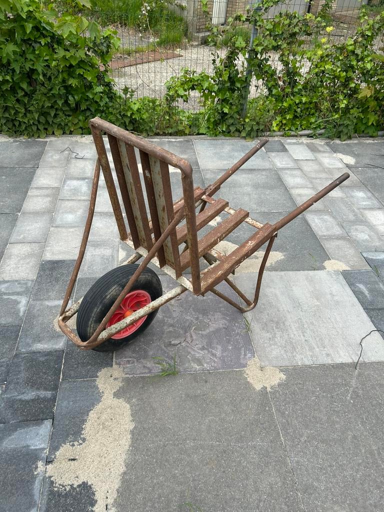 Stenenkruiwagen, Ophalen, Gebruikt, Handmatig, Eenwielig