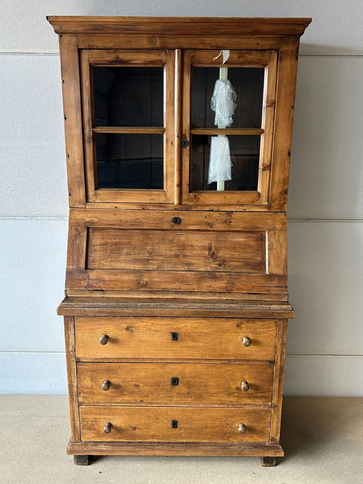 Antieke buffetkast servieskast dressoir secretaire, Ophalen, Gebruikt