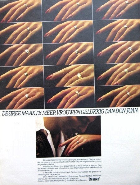 14 vintage advertenties reclames juwelier 54-80 juwelen goud, Ophalen of Verzenden, Gebruikt, Overige typen