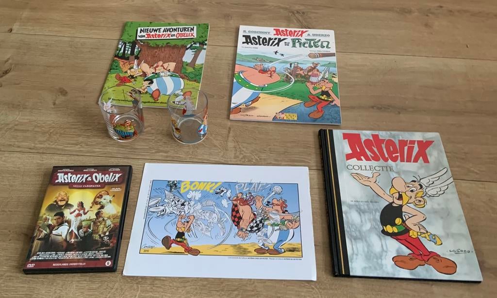 Dvd strips plaat en glazen asterix & obelix, Ophalen of Verzenden, Zo goed als nieuw