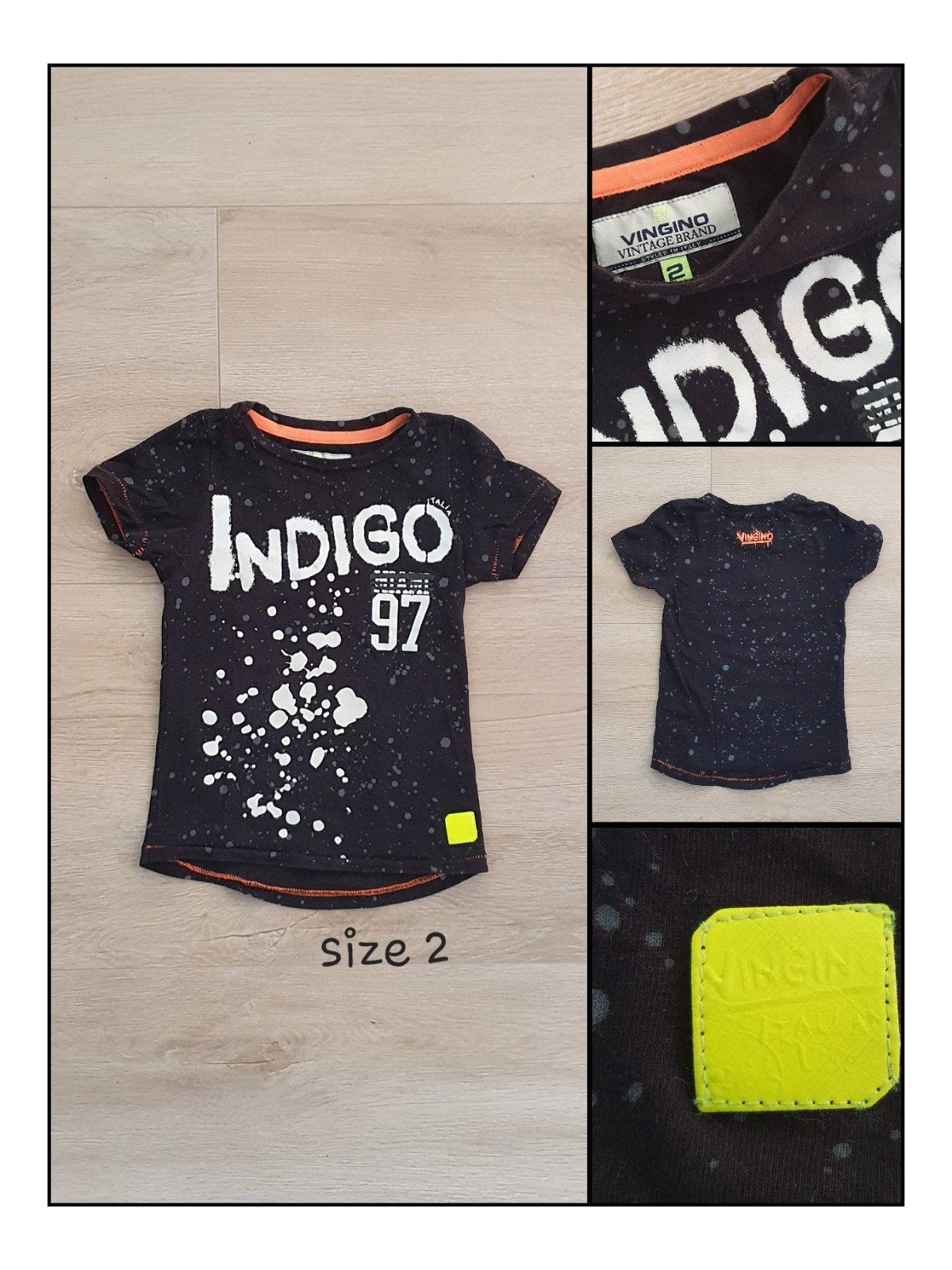 Vingino shirt, Kinderen en Baby's, Babykleding | Maat 86, Ophalen of Verzenden, Zo goed als nieuw, Vingino, Jongetje