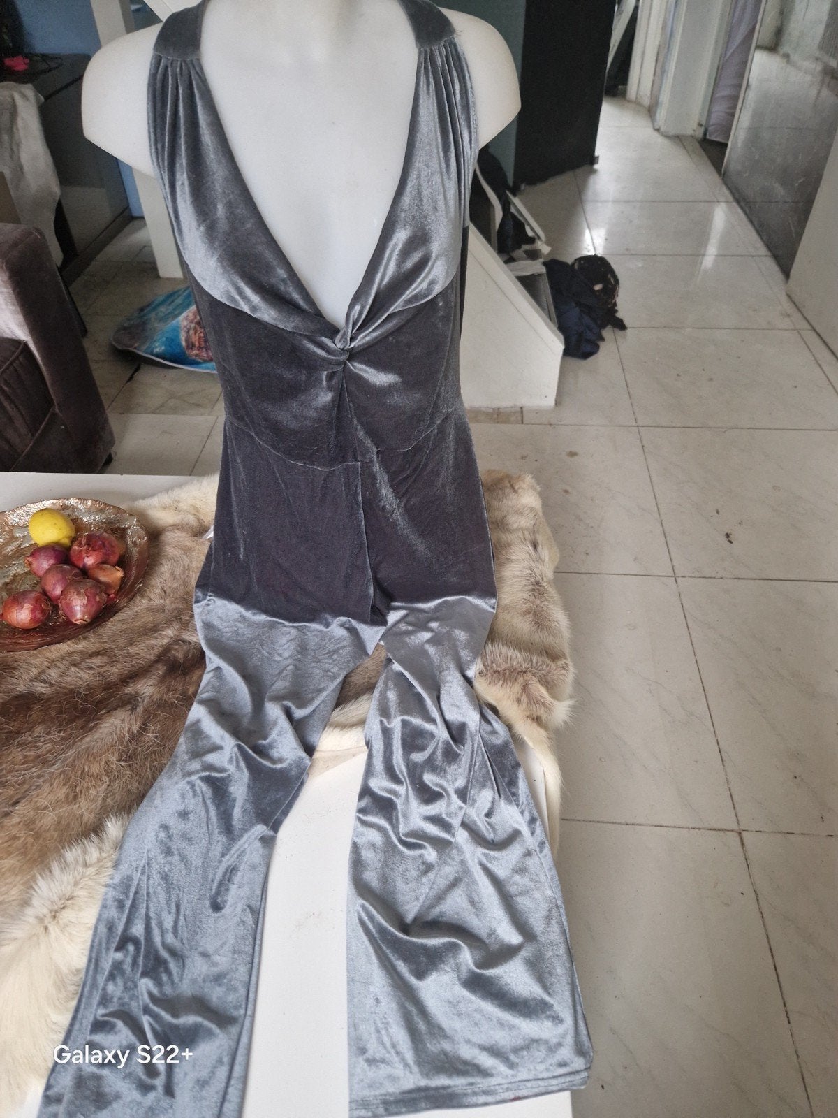 fluwelen jumpsuit maat 44, Primark, Maat 42/44 (L), Ophalen of Verzenden, Zo goed als nieuw