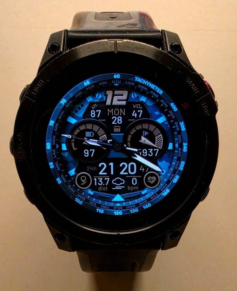 Garmin Epix (Gen 2) 47mm Sapphire Titanium – Topstaat!, Stappen, Zwart, Garmin Epix Gen 2 Sapphire Titanium, Ophalen of Verzenden