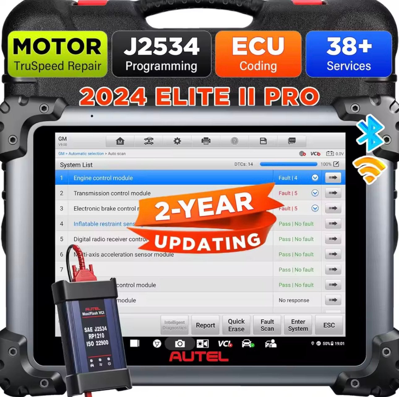 Autel MaxiSys Elite II Pro Diagnostic Tools J2534 ECU, Auto diversen, Autogereedschap, Ophalen of Verzenden