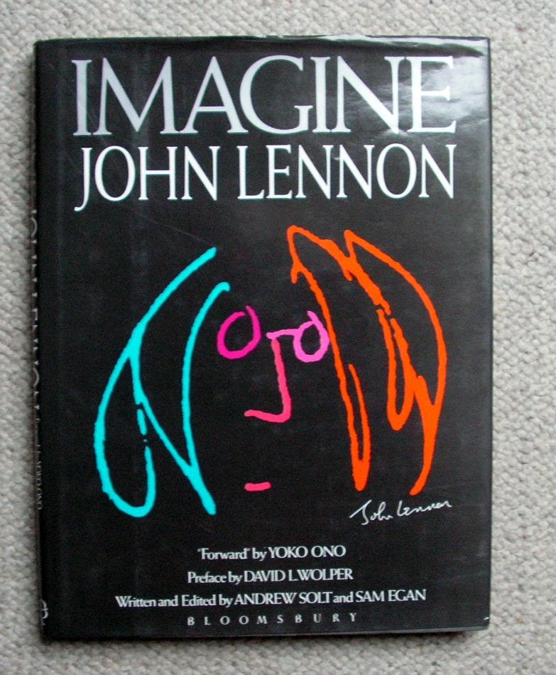 John Lennon IMAGINE boek ZGAN, Boeken, Artiest, Zo goed als nieuw, Andrew Solt en Sam Egan, Ophalen of Verzenden