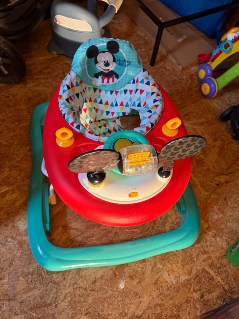 Mickey mouse walker, Ophalen, Zo goed als nieuw, Overige typen, Met wieltjes