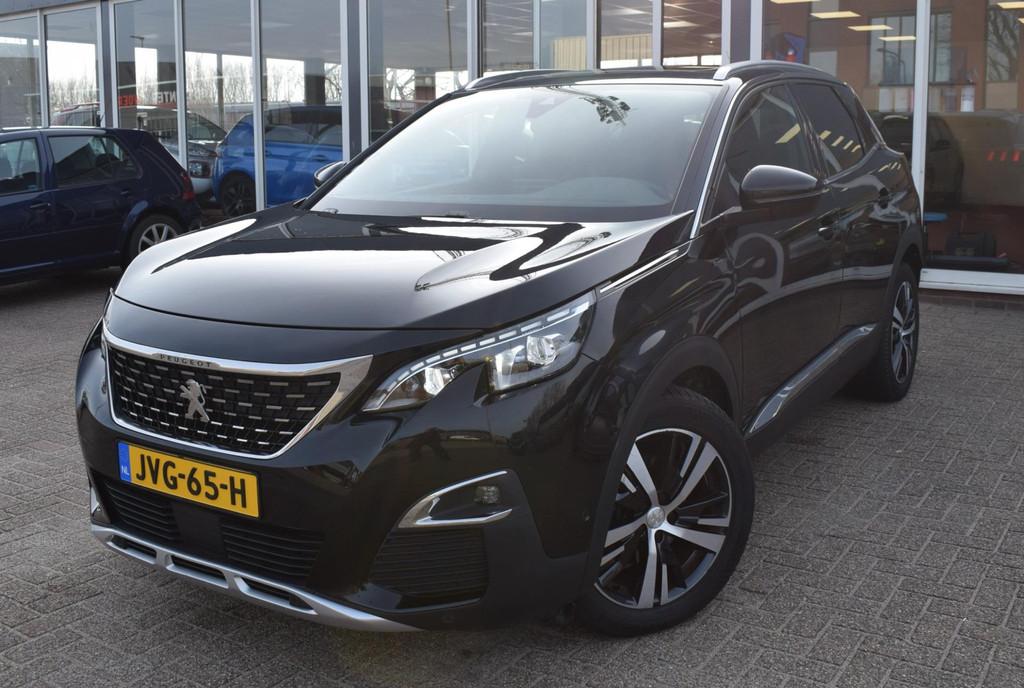 Peugeot 3008 1.6 e-THP GT Line | PANORAMADAK | NAVIGATIE | C, Zwart, Leder, Bedrijf, 165 pk