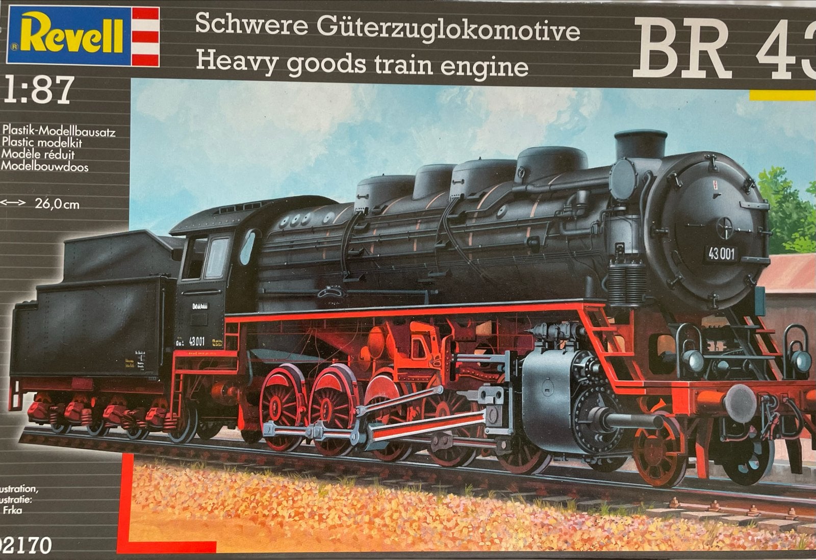 Revell BR 43 Zware Goederentrein Locomotief Modelbouwkit, Hobby en Vrije tijd, Modeltreinen | H0, Overige merken, Locomotief, Gelijkstroom of Wisselstroom