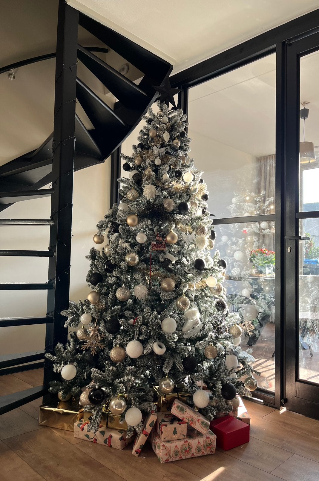 Intratuin fish frosted kunstboom / Kerstboom, Diversen, Ophalen, Zo goed als nieuw