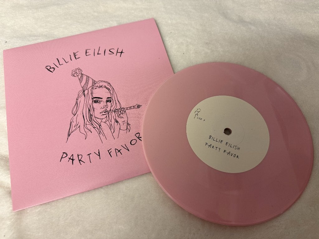 Party favor singletje Billie Eilish (Pink), 7 inch, Ophalen of Verzenden, Geseald, Nieuw in verpakking