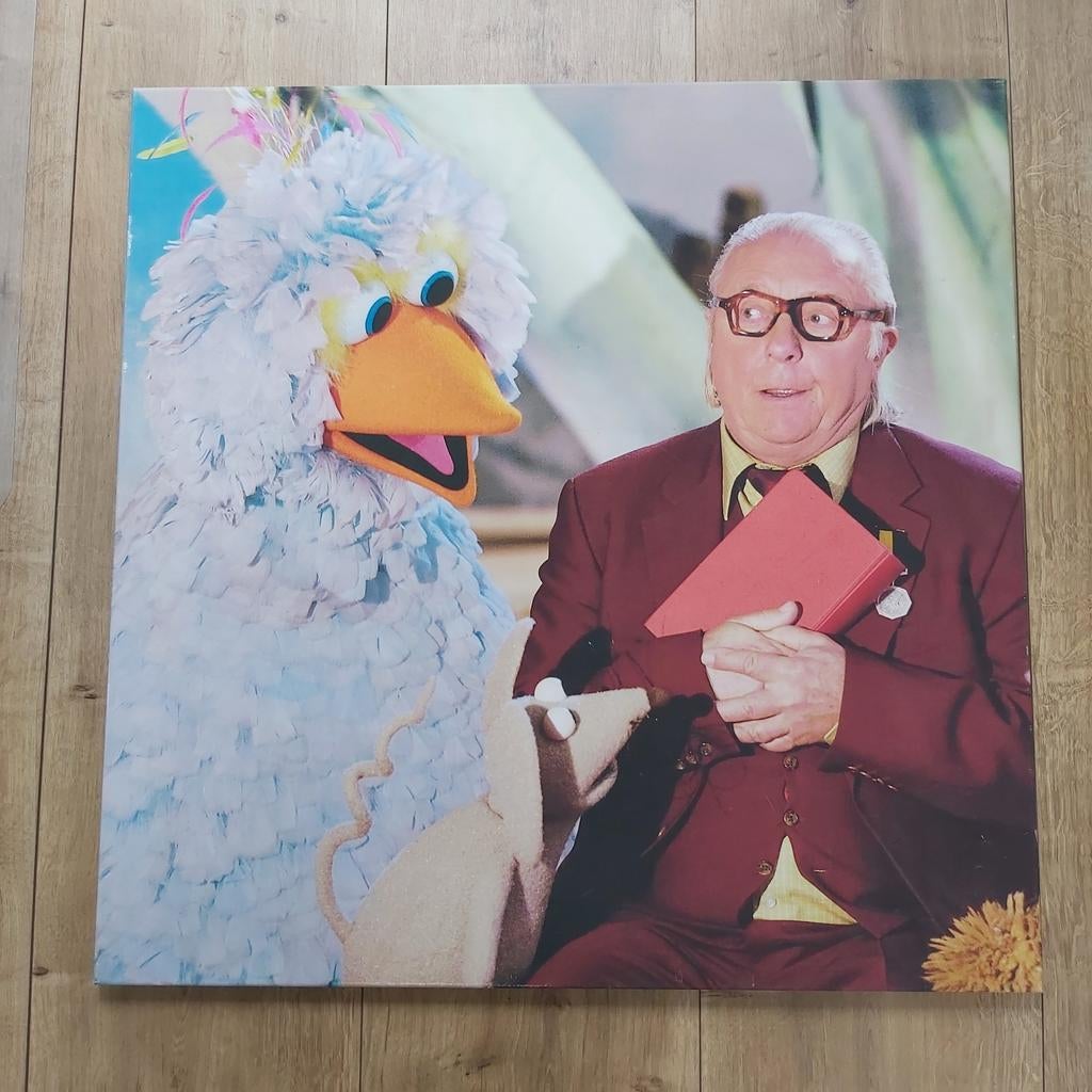 Foto print op canvas Sesamstraat, meneer Aart, Pino, Ienie, Huis en Inrichting, Woonaccessoires | Schilderijen, Tekeningen en Foto's