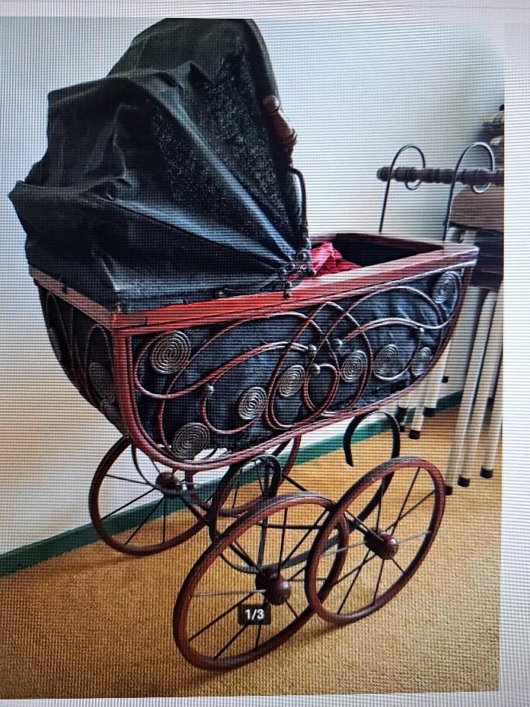 antieke retro poppenwagen, Antiek en Kunst, Ophalen