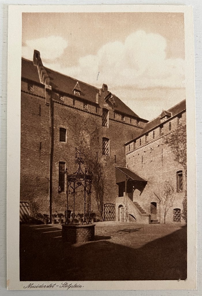 Oude Ansichtkaart  -  Muiderslot - Slotplein, Verzamelen, Ansichtkaarten | Nederland, Ophalen of Verzenden, Voor 1920, Ongelopen