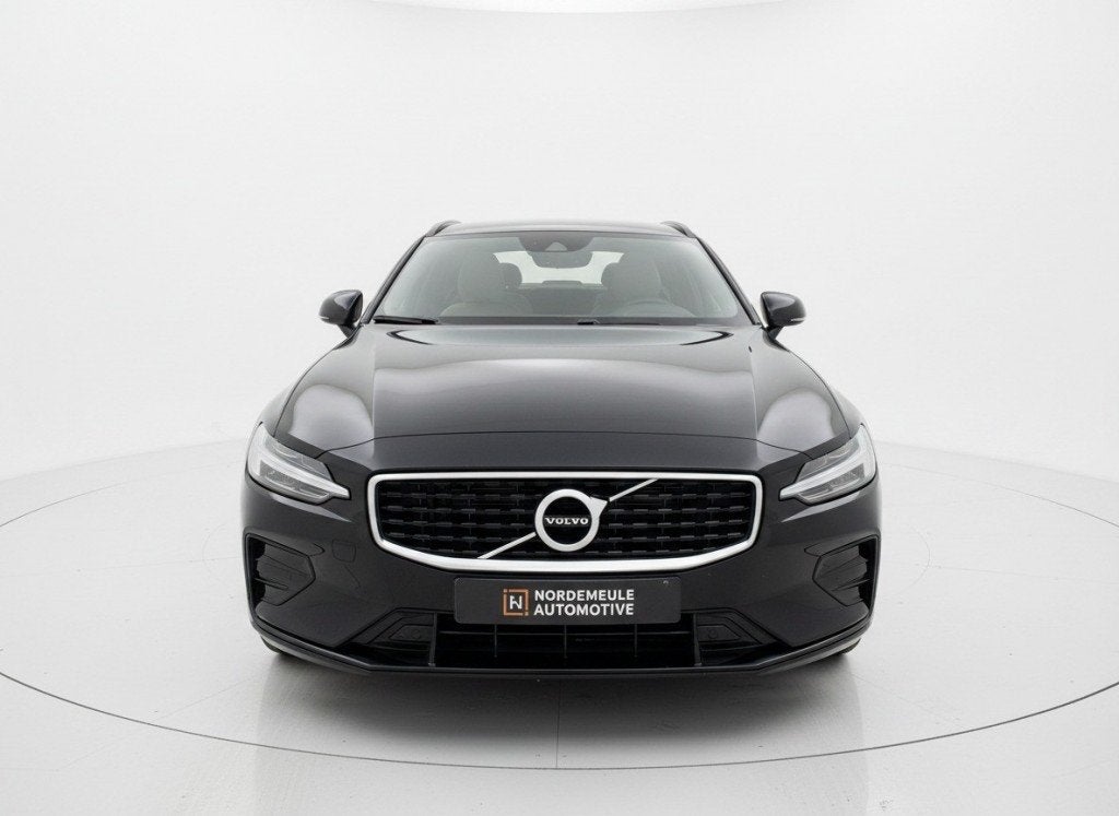 Volvo V60 2.0 D4 R-DESIGN, AUT, Leder, Navi, Auto's, Gebruikt, Euro 6, Zwart, Diesel