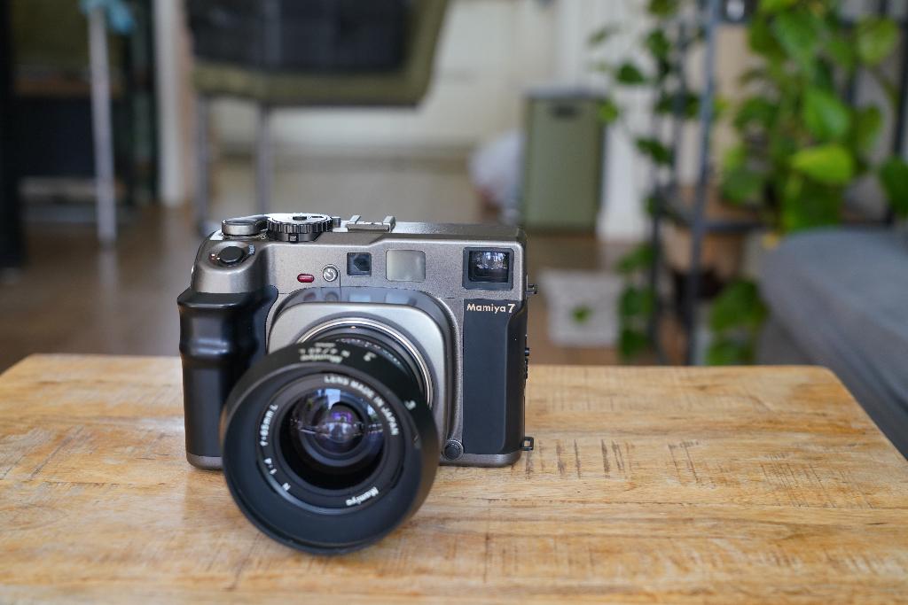 Rangefinder Mamiya 7 + 65mm F4.0, Ophalen, Gebruikt, Spiegelreflex, Overige Merken