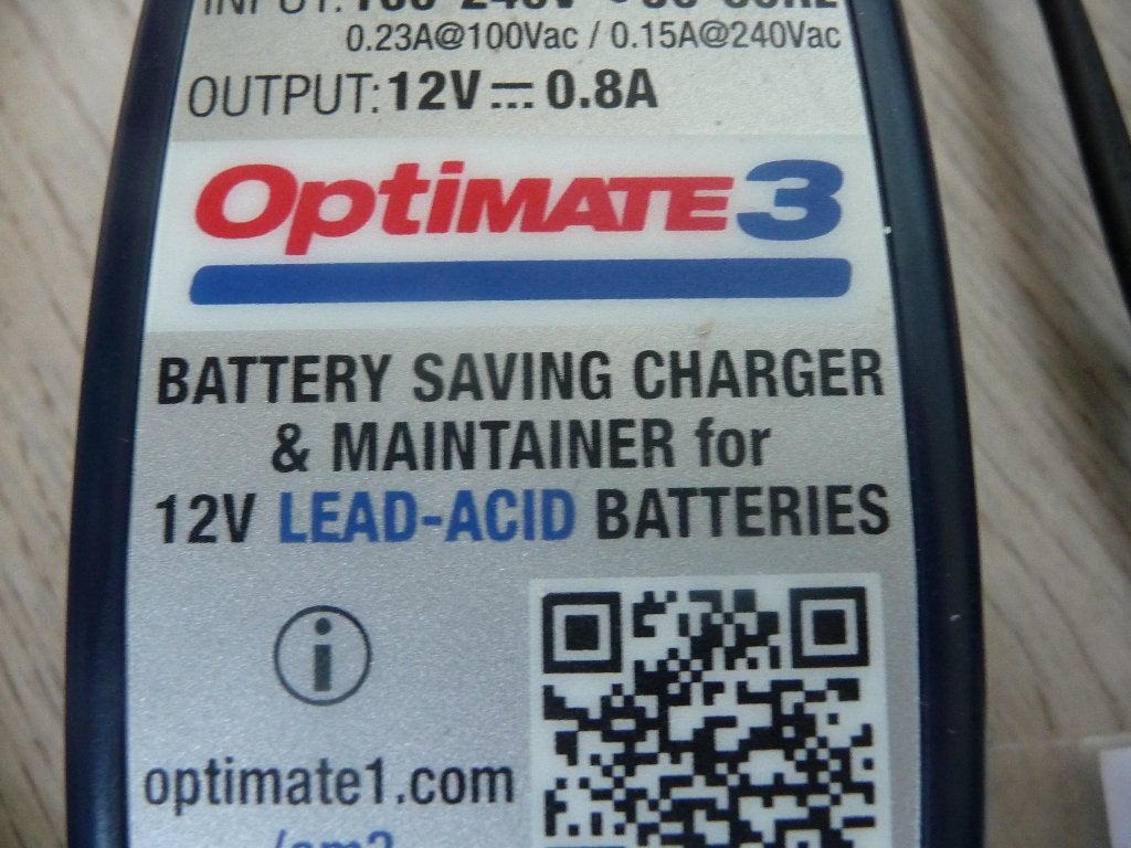 accu oplader motor Optimate, Ophalen of Verzenden, Gebruikt