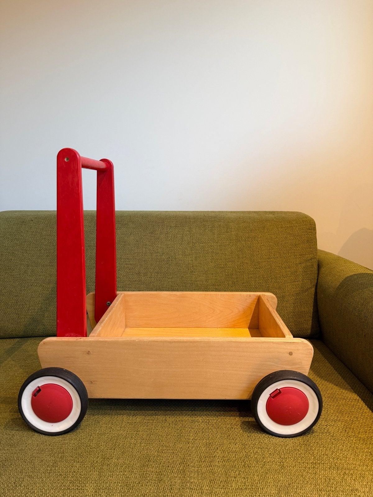 Houten loopwagen van Van Dijk Toys, Ophalen, Gebruikt, Duw- of Trekspeelgoed