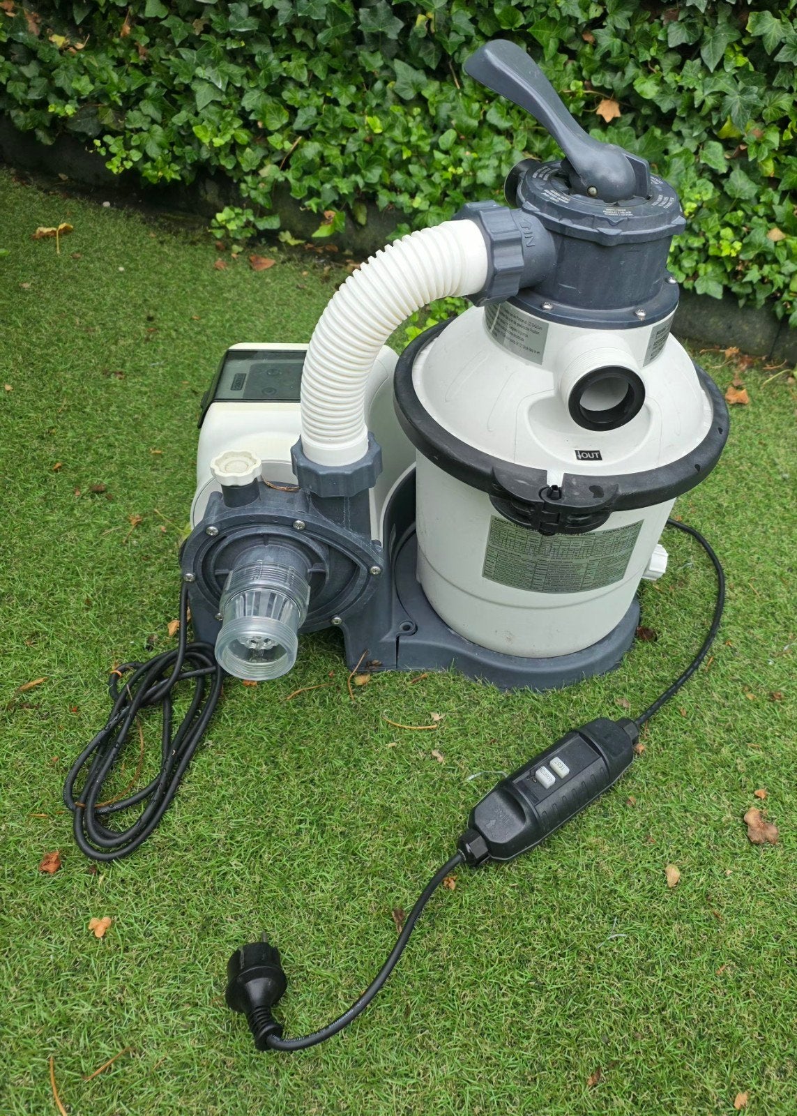 intex zwembadpomp SX1500, Ophalen