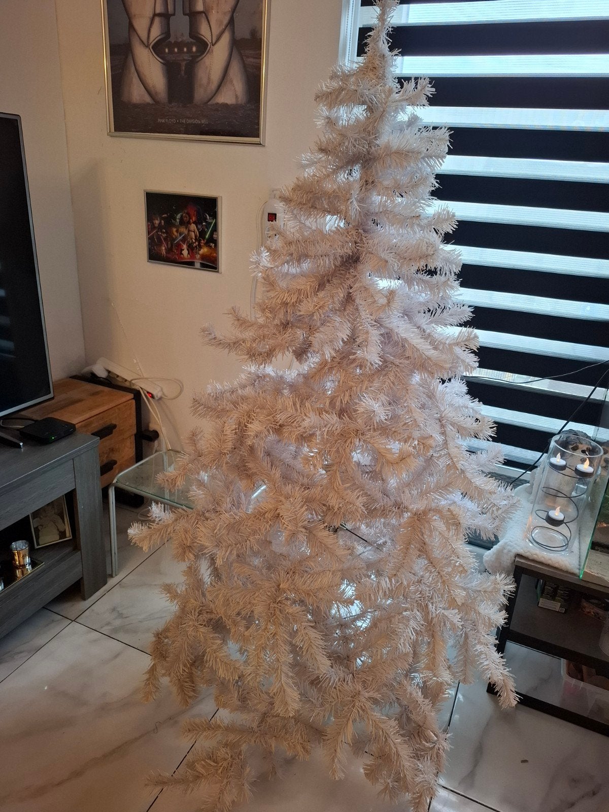 Te koop: Witte kunstkerstboom, Ophalen of Verzenden