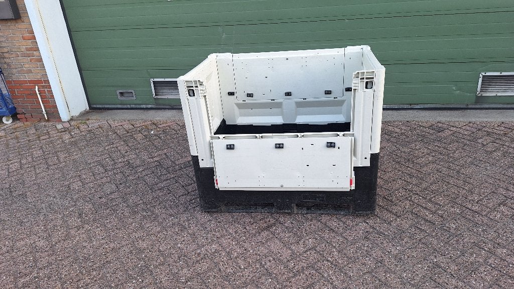 Opvouwbare palletbox opslagbox palletkrat 120x 80x 94 cm, Ophalen, Gebruikt, 100 cm of meer, Opvouwbaar