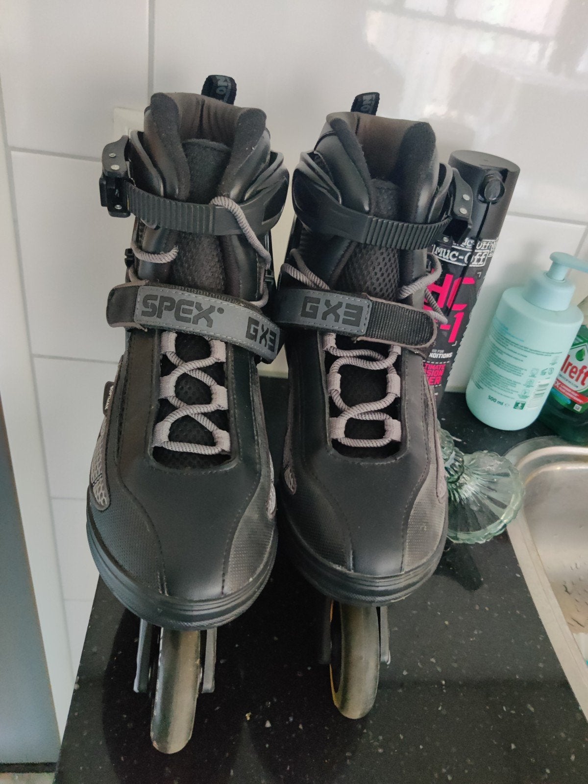 Spex Inlineskates maat 42 , condition nog heerlijk soepel, Ophalen, Gebruikt, Overige typen, Overige merken