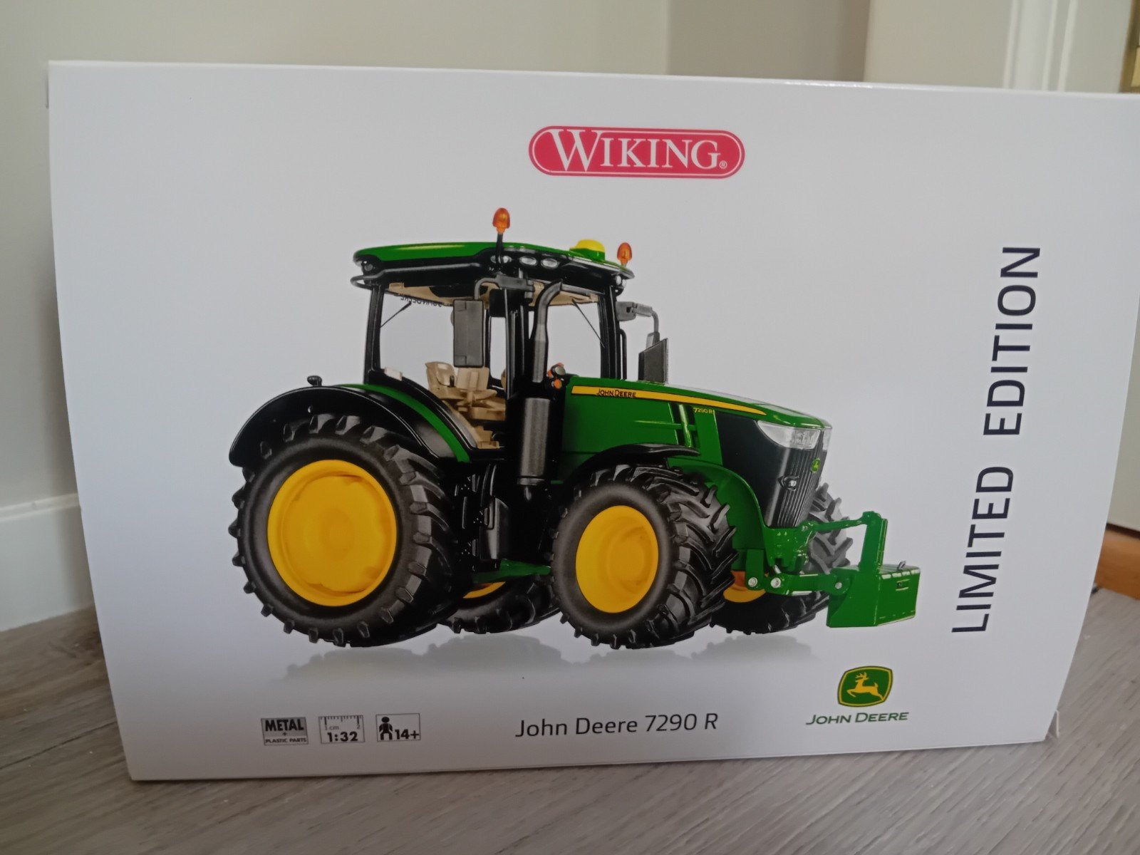 John deere 7290r wiking 1 32, Ophalen of Verzenden, Nieuw, Tractor of Landbouw, Overige merken