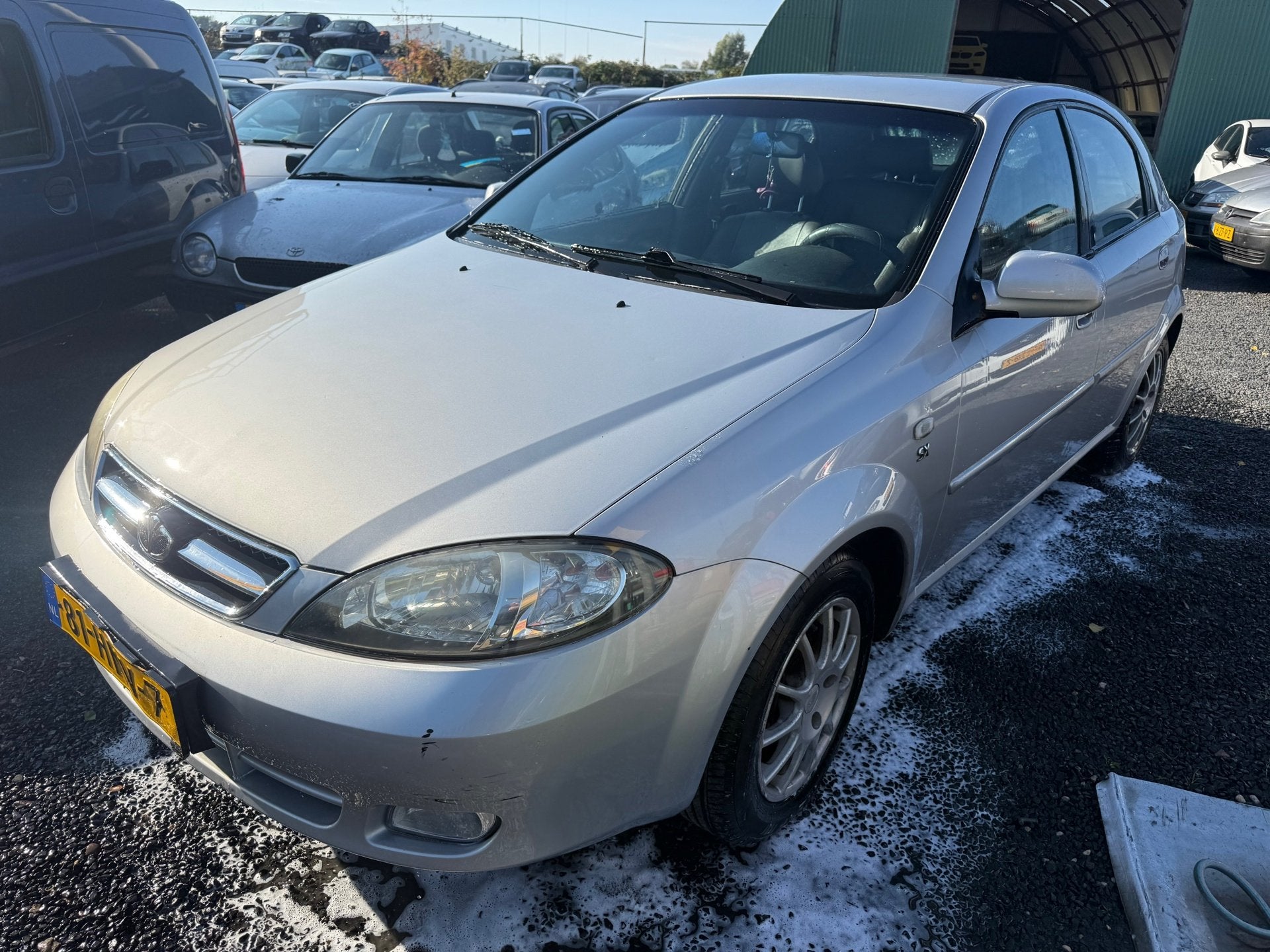 Daewoo Lacetti 1.4-16V Spirit met airco , export handel apk, Auto's, Voorwielaandrijving, Lacetti, Elektrische ramen, 610 kg