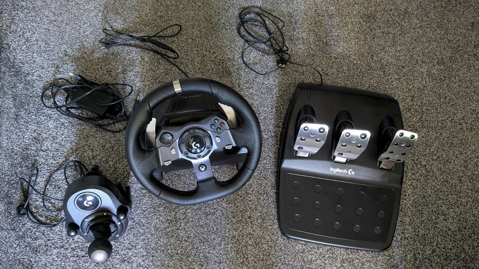 Logitech G920 Driving Force racestuur met pedalen en shifter, Racestuur, Xbox, Force feedback, Ophalen of Verzenden