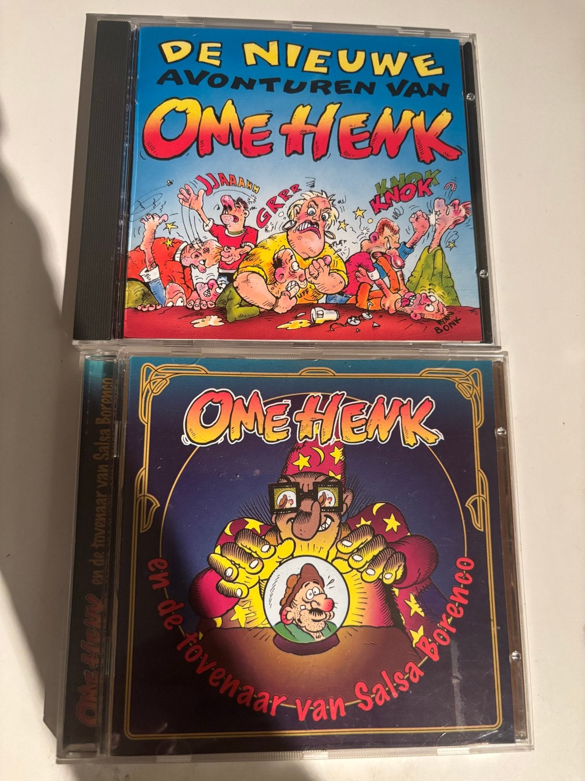 Ome Henk CD's: De Nieuwe Avonturen & De Tovernaar, Ophalen of Verzenden, Gebruikt, Album, Inclusief doosje