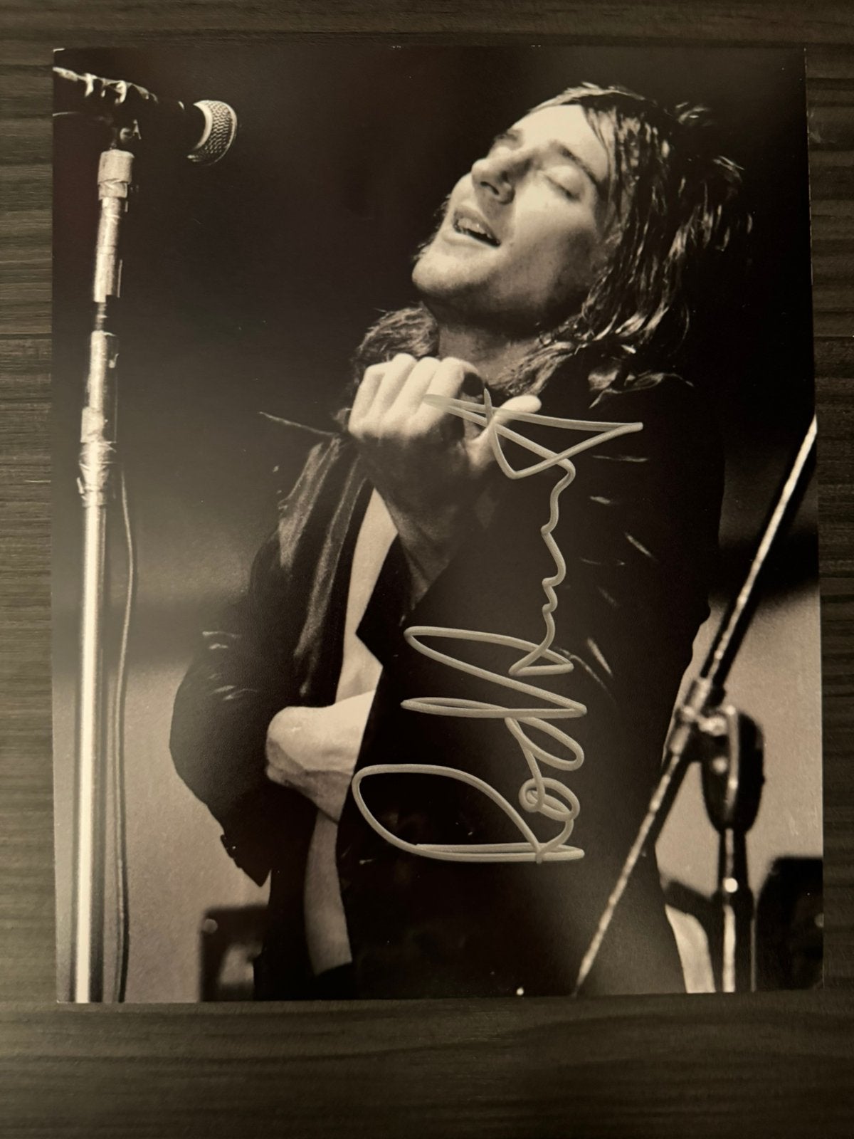 Handtekening Rod Stewart, Verzamelen, Ophalen of Verzenden, Zo goed als nieuw, Foto of Kaart, Gesigneerd