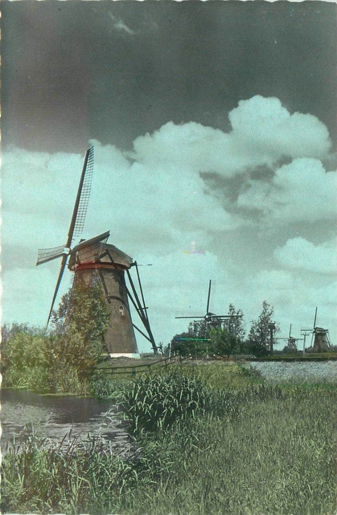 702-054-019 Kinderdijk, Verzenden, Voor 1920, Zuid-Holland