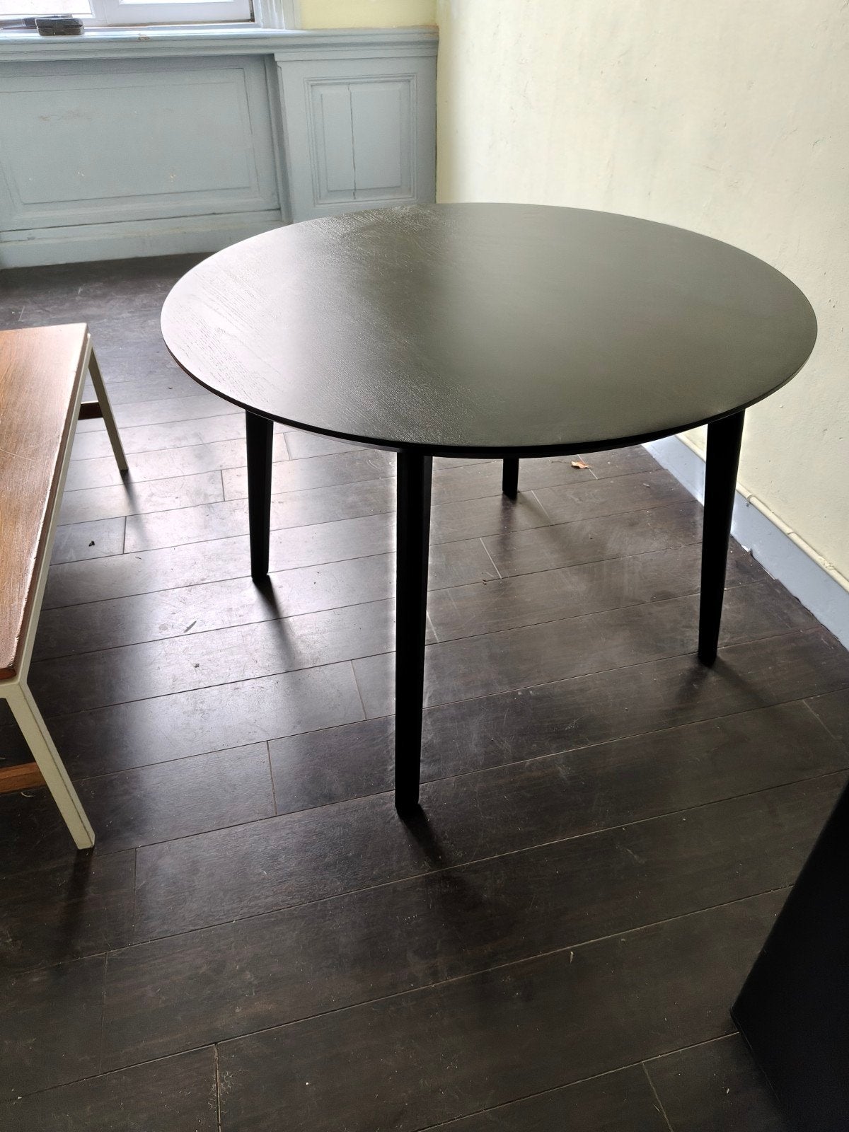 Ikea Lisabo ronde tafel 105cm, Huis en Inrichting, Ophalen, Rond, Zo goed als nieuw, Vier personen