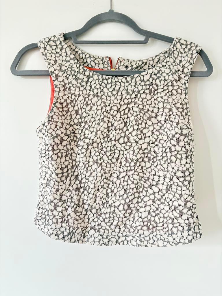 Supertrash top XS - Zonder label, Kleding | Dames, Tops, Wit, Ophalen of Verzenden, Zonder mouw, Maat 34 (XS) of kleiner