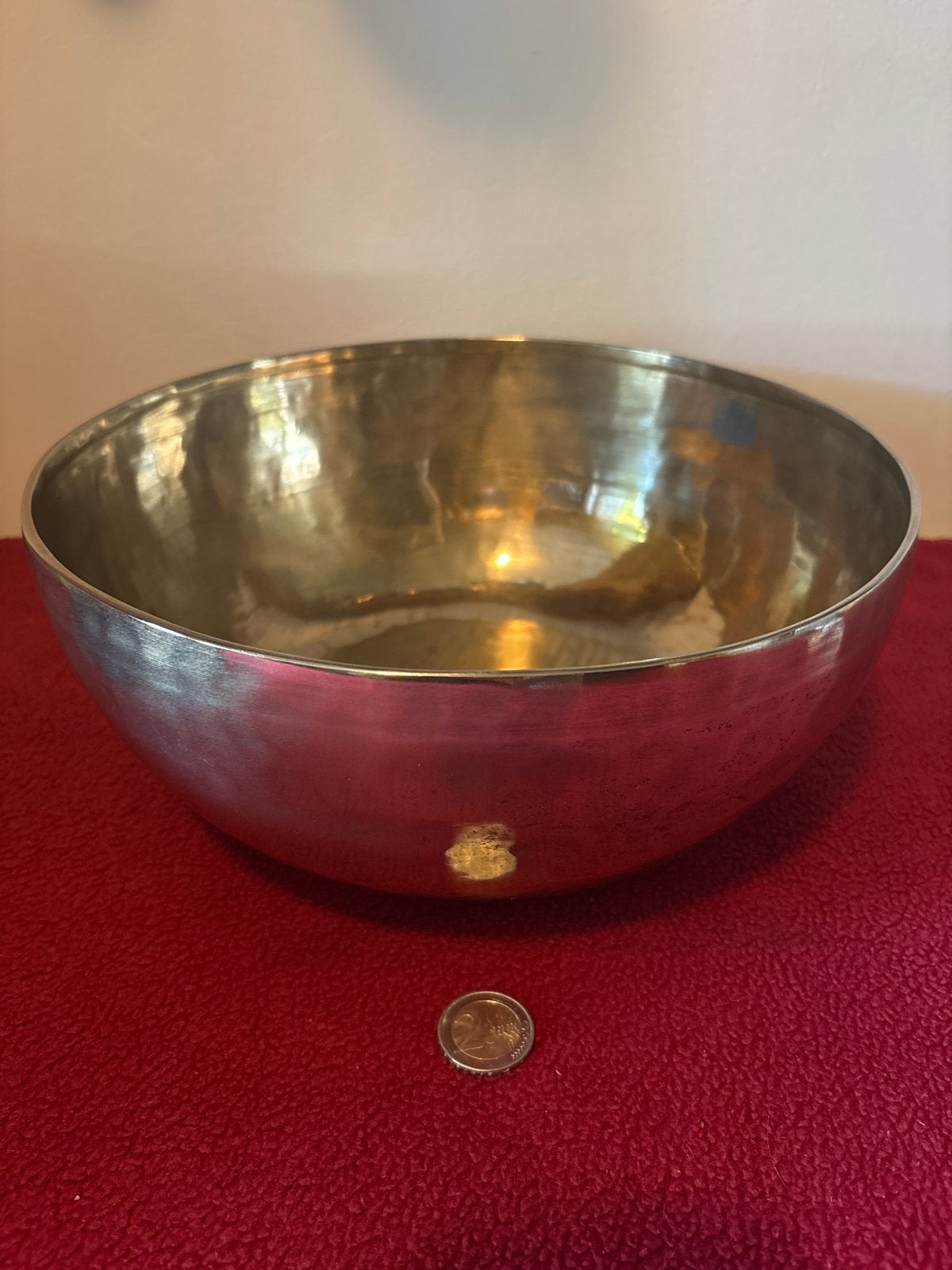Prachtige Grote Klankschaal – 27 cm diameter / 1970 gram F2, Ophalen, Melodische percussie