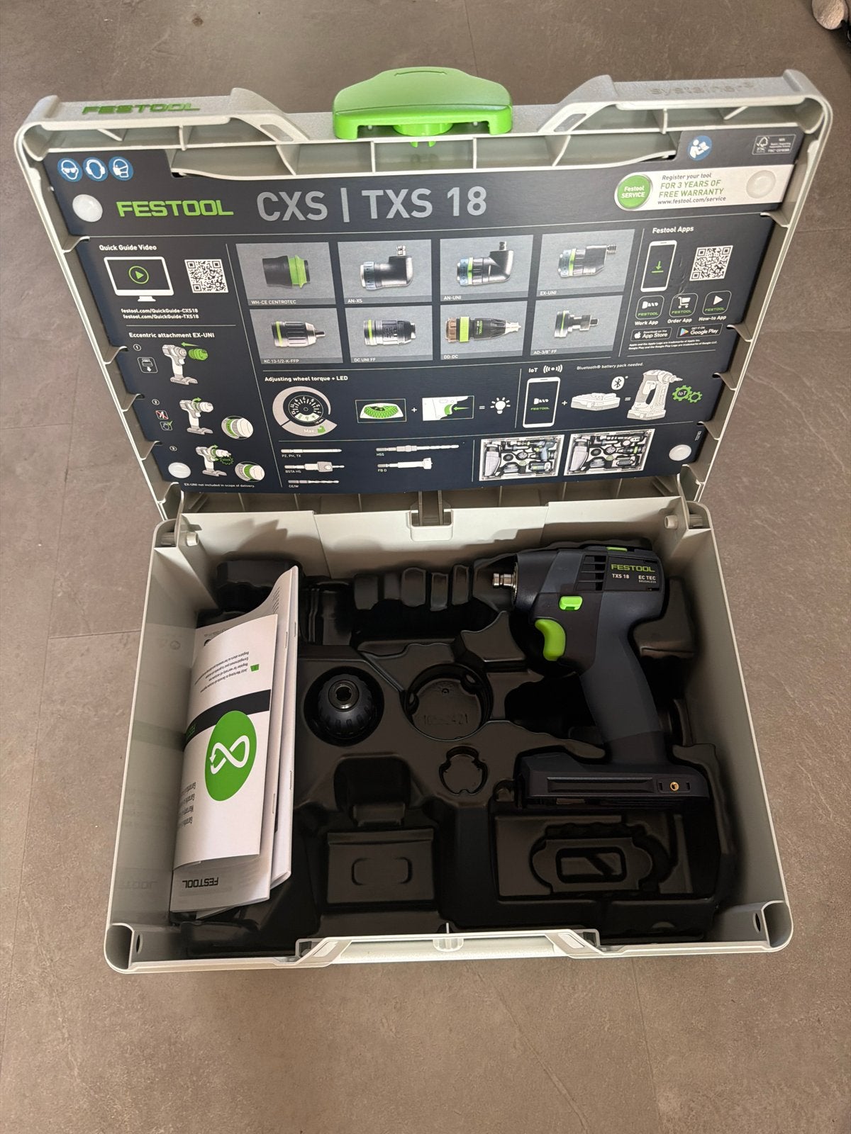 Festool TXS 18 Accuboormachine - nieuw, 600 watt of meer, Variabele snelheid, Ophalen of Verzenden, Zo goed als nieuw