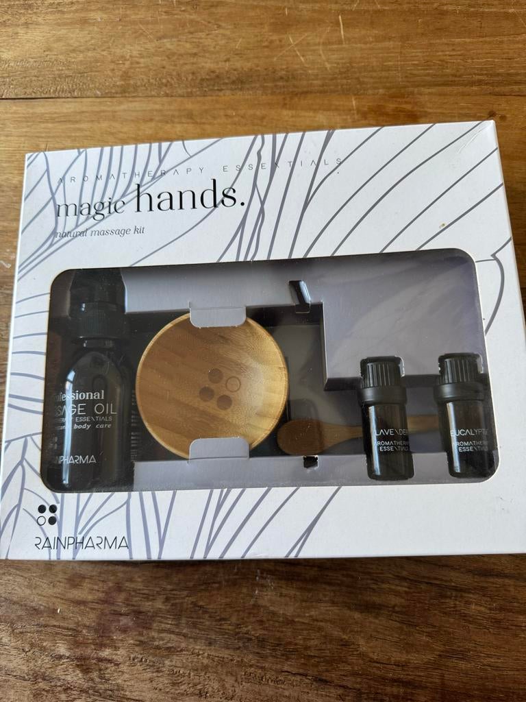 Rainpharma massage set - nieuw, Ophalen of Verzenden, Nieuw, Olie of Lotion