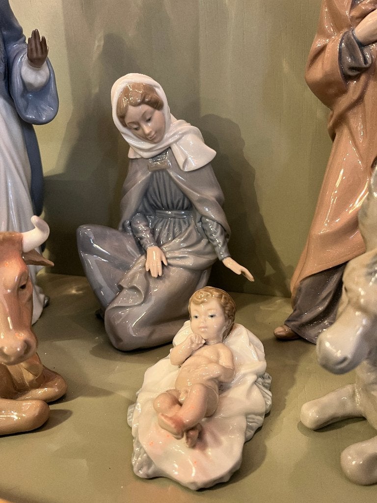 Nao porseleinen kerstgroep  Nao  by lladro, daisa 1981, Gebruikt, ., Ophalen of Verzenden, .