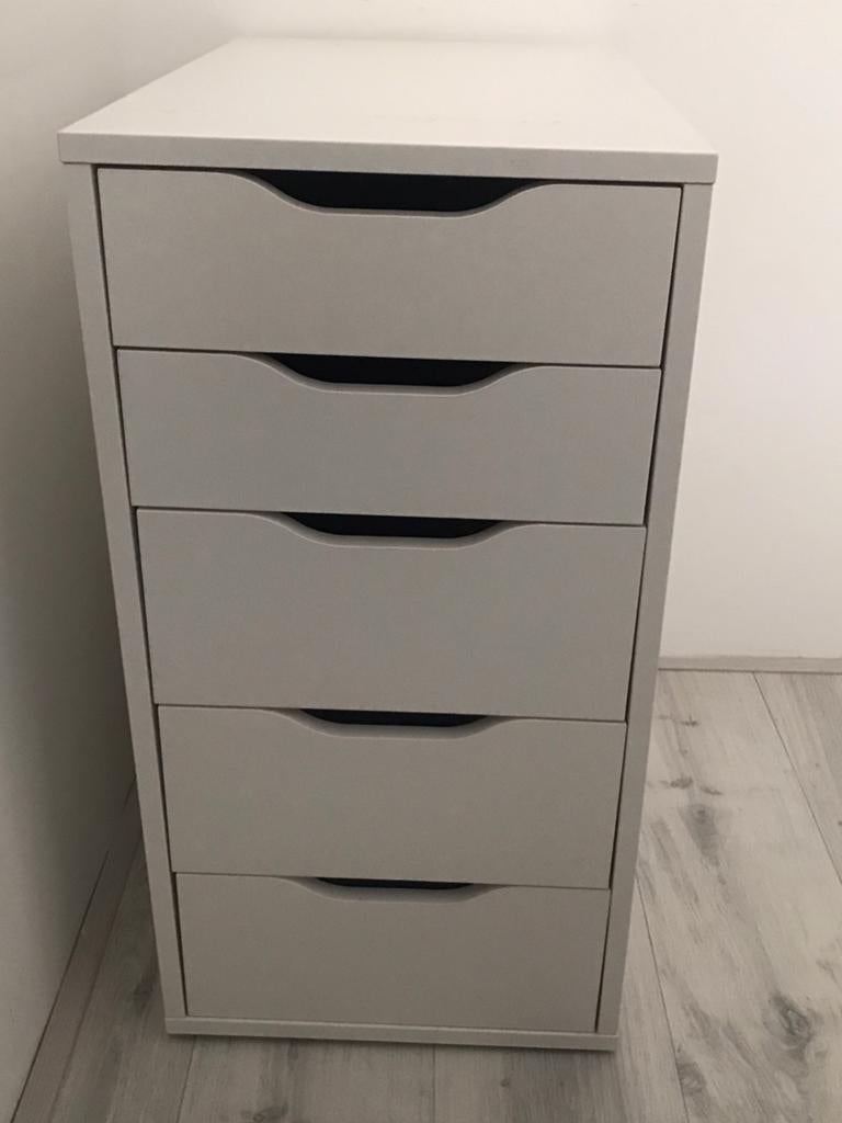 Alex kast IKEA zeer gebruikte staat/beschadigd, Ophalen, Minder dan 50 cm, 5 laden of meer, Zo goed als nieuw