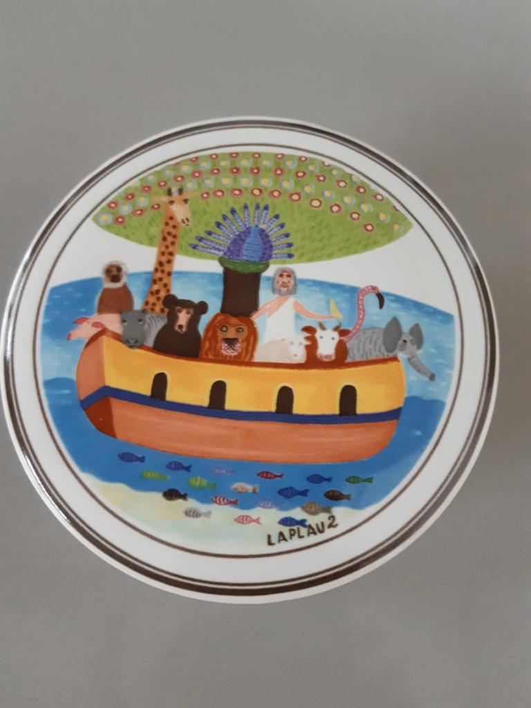 Porseleinen Doosje Villeroy en Boch Design Naif Laplau, Ophalen of Verzenden, Overige stijlen, Porselein, Schaal of Schalen
