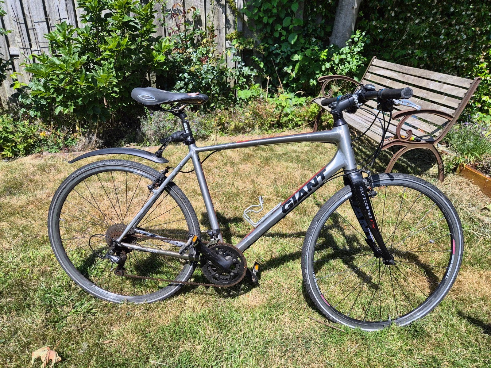Giant Escape RX Hybride Fiets - Gebruikt, Ophalen, 28 inch, Gebruikt, Velgrem