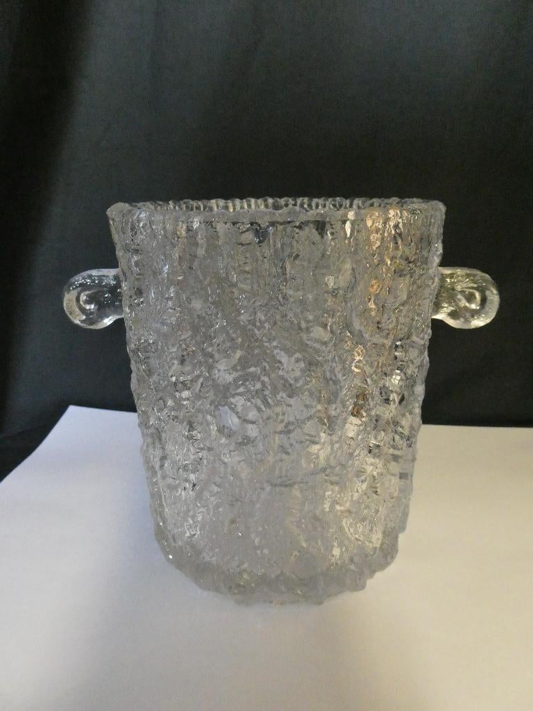 Goebel Charlottenhutte Mid Century persglazen ijsemmer, Gebruikt, Overige typen, Ophalen of Verzenden, Glas