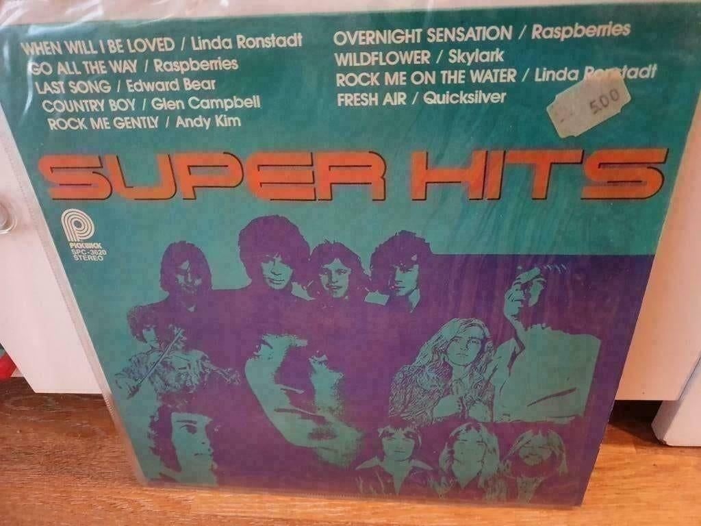 LP Various - Super Hits (o.a. Linda Ronstadt, Raspberries), Ophalen of Verzenden, LP