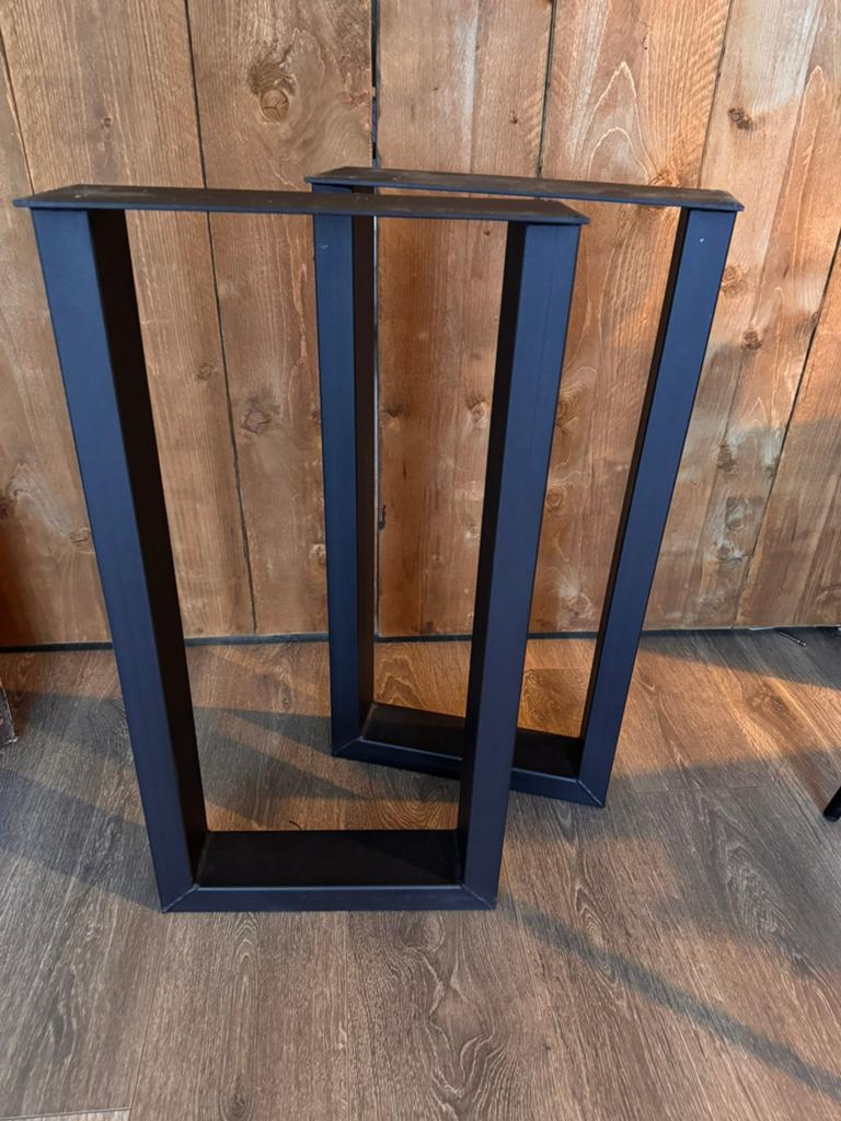 Sidetable poten, Ophalen, 100 tot 150 cm, Zo goed als nieuw, 25 tot 50 cm