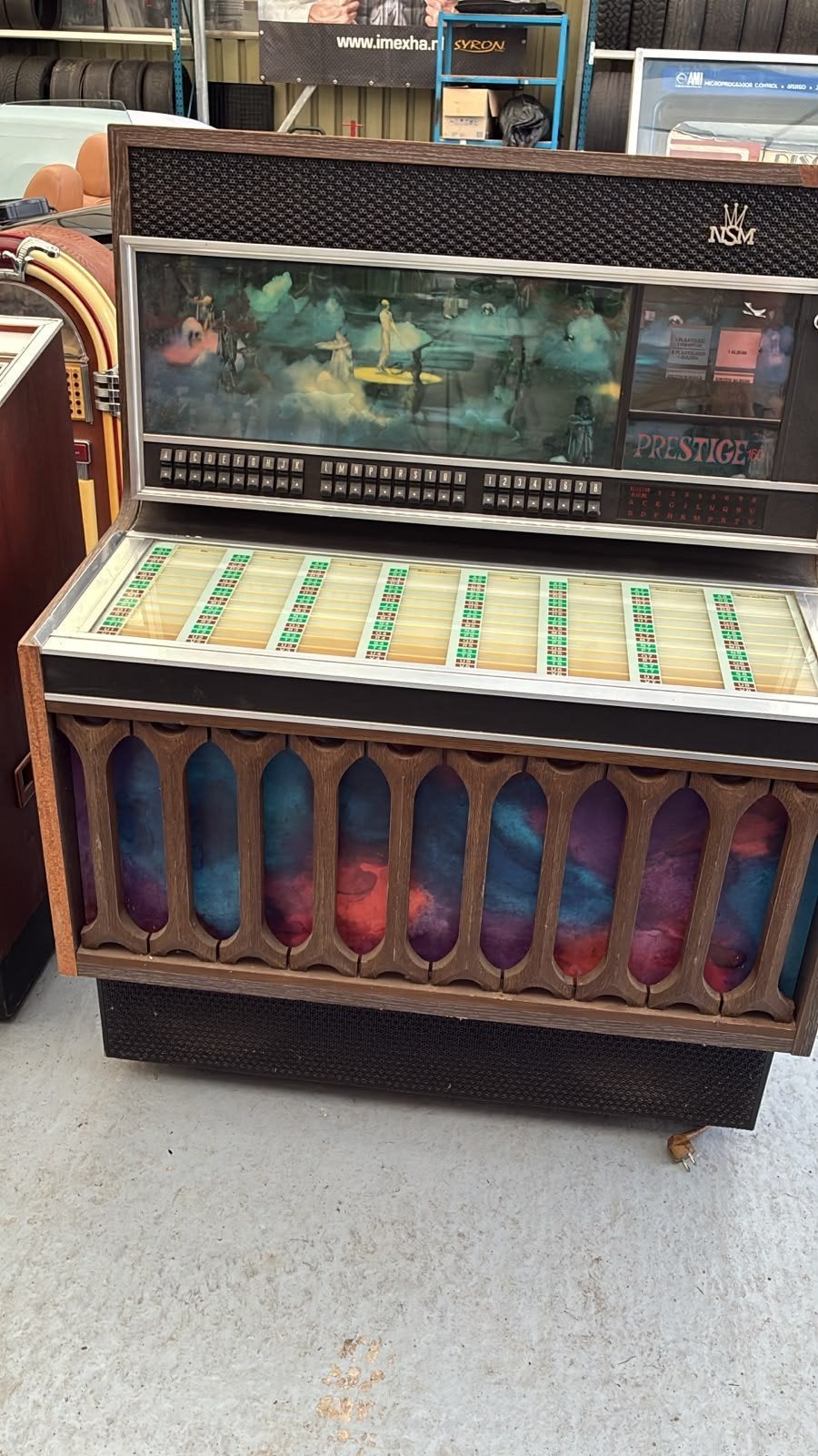 NSM Jukebox, Gebruikt, 1950 tot 1960, Ophalen of Verzenden, Met singles