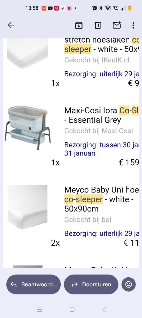 Go sleeper, Kinderen en Baby's, Babywiegjes en Ledikanten, Ophalen, Zo goed als nieuw, Wieg