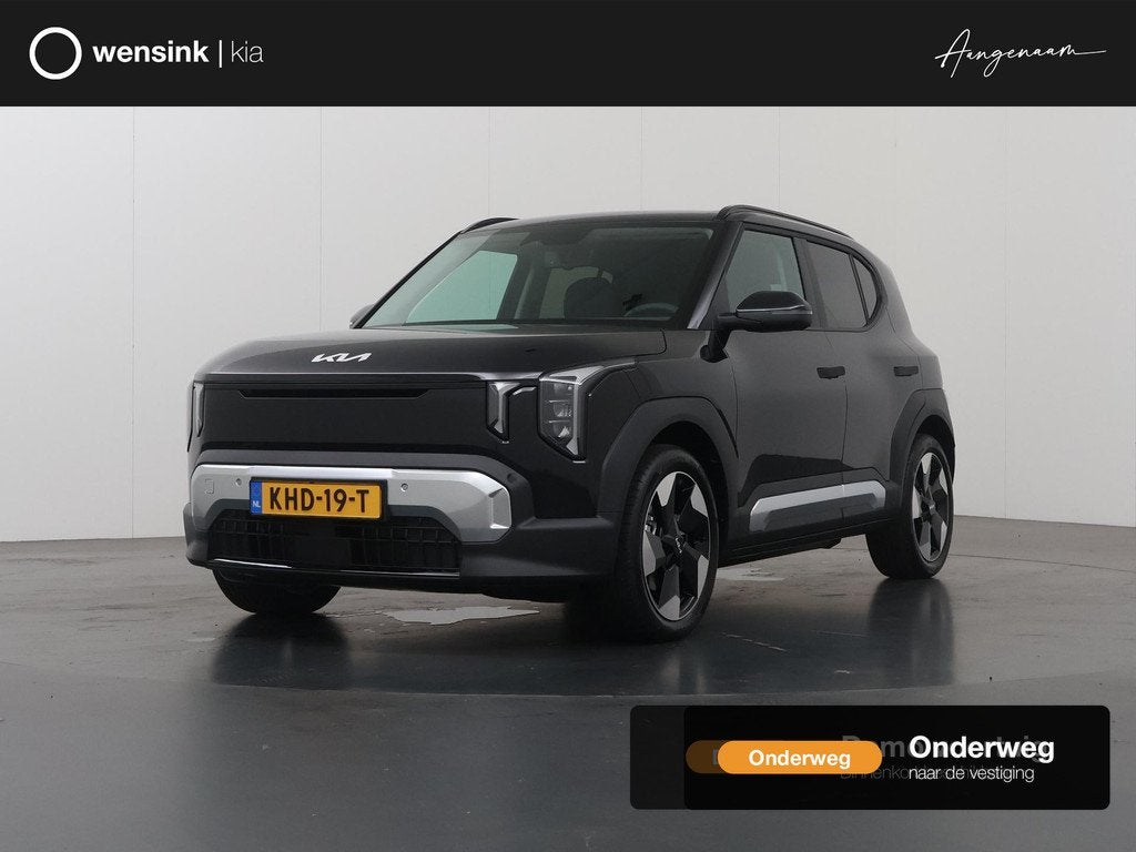 Kia EV2 Plus 42.2 kWh | Privacy Glass | Dual zone climate co, Auto's, Kia, Stof, Zwart, Automatische klimaatregeling, Onderhoudsboekje