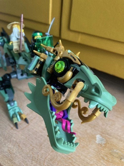 LEGO The Ninjago Movie 70612 Green Ninja Mech Dragon, Gebruikt, Lego, Ophalen of Verzenden, Inclusief instructies