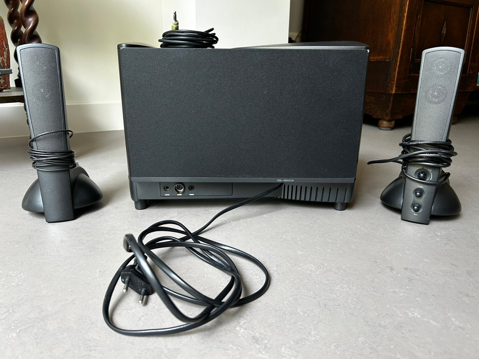 Altec Lansing 2.1 luidsprekerset + subwoofer, Ophalen, Gebruikt, Audiokanaal 2.1, Altec Lansing