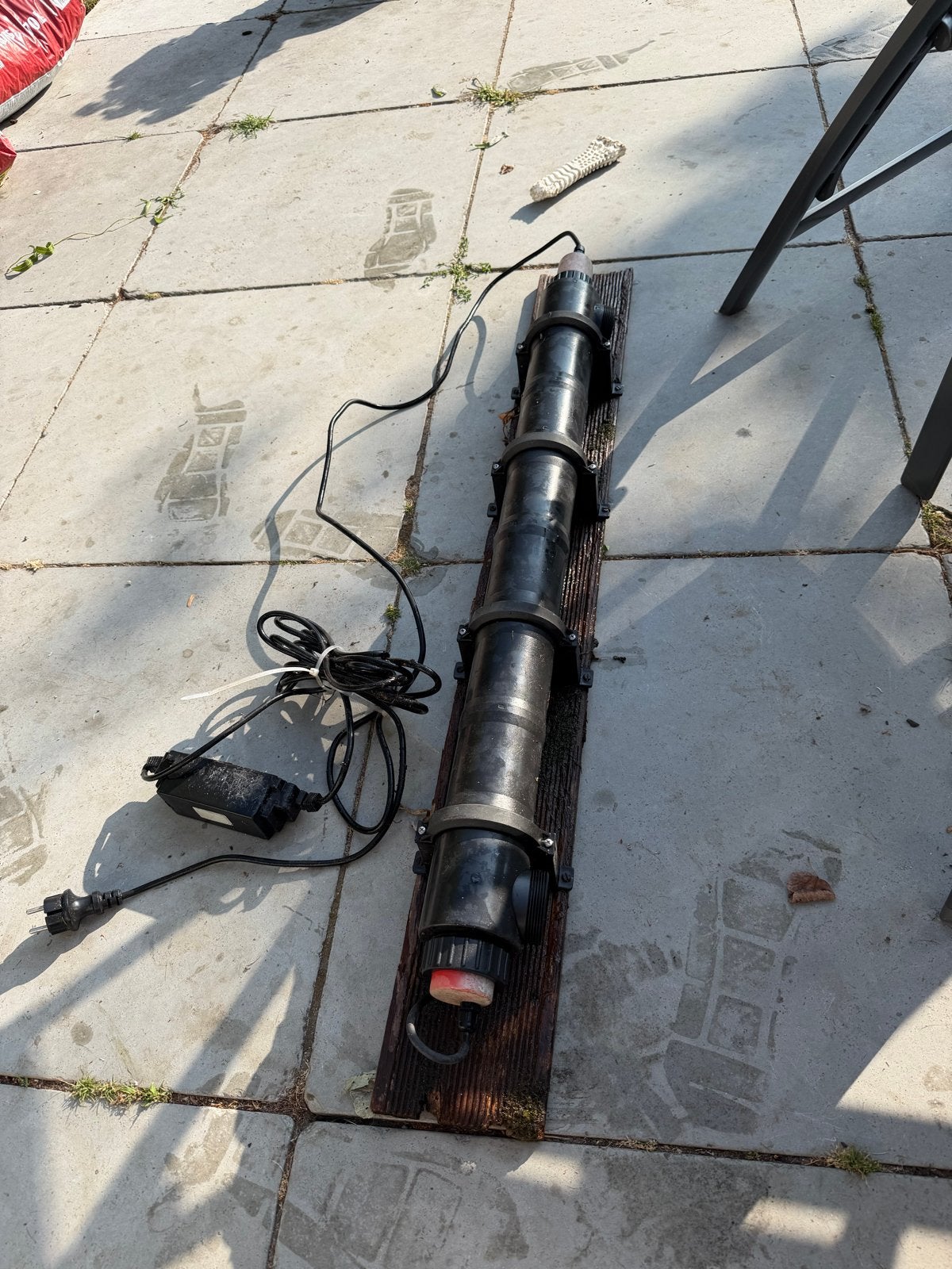 Werkende UV lamp - UVC straler voor vijver of aquarium, Ophalen of Verzenden, Gebruikt